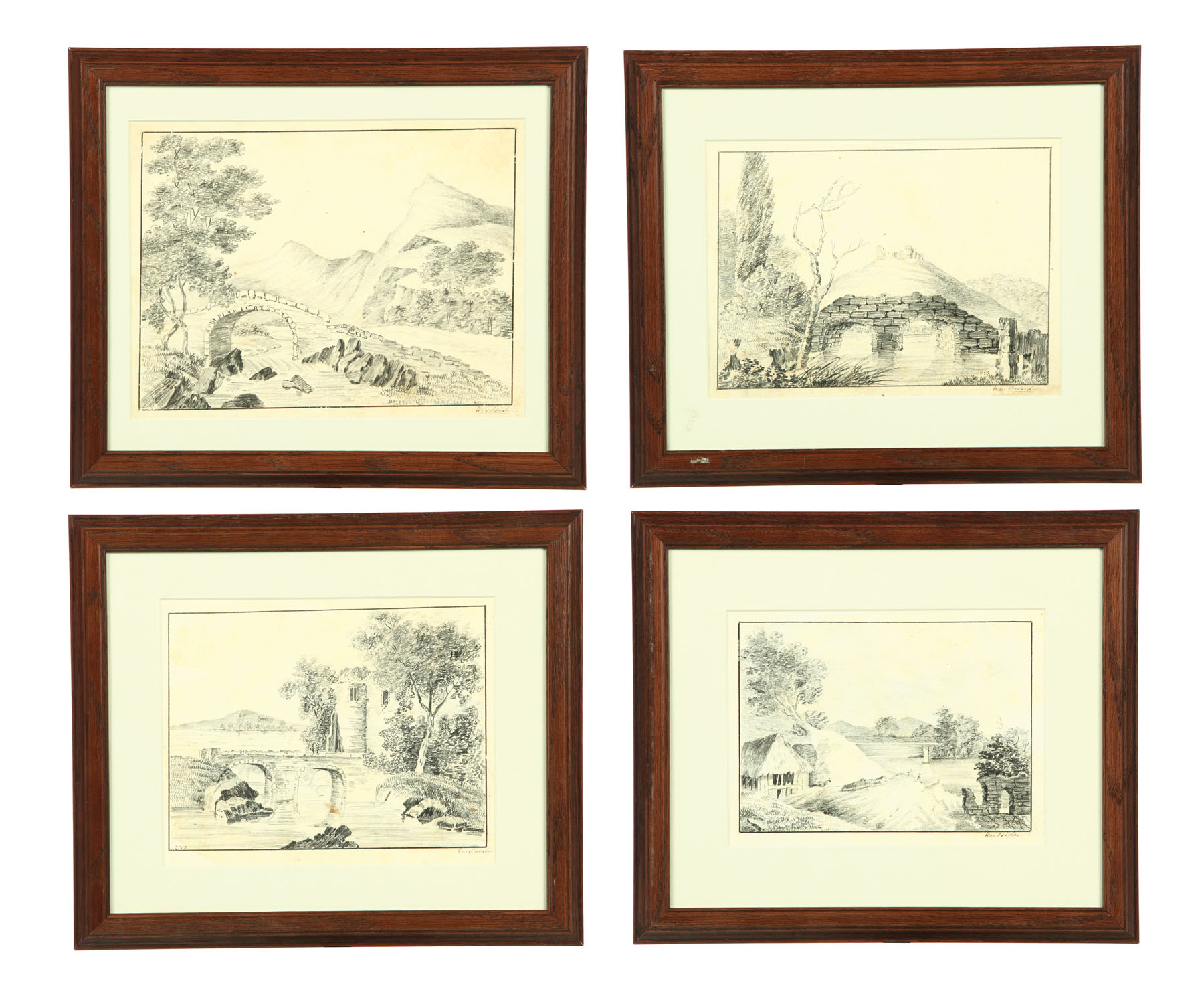FOUR DRAWINGS BY JANE WOODSIDE