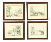 FOUR DRAWINGS BY JANE WOODSIDE