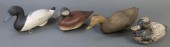 Four duck decoys, to include: