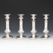FOUR DURGIN CANDLESTICKS, RETA