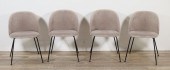 FOUR EAMES STYLE SIDE CHAIRS B
