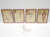 FOUR EARL MACPHERSON FRAMED OF