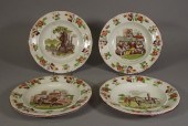 Four early 19th Century colour