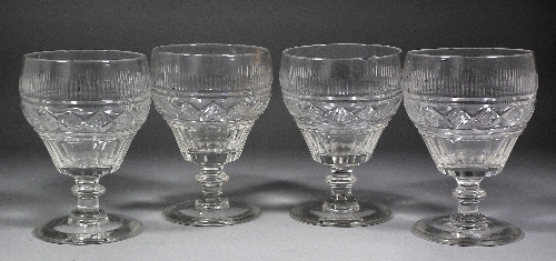 Four early 19th Century glass