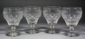 Four early 19th Century glass
