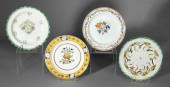 Four early 19th century plates
