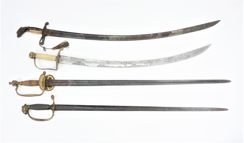 FOUR EARLY 19TH CENTURY SWORDS A