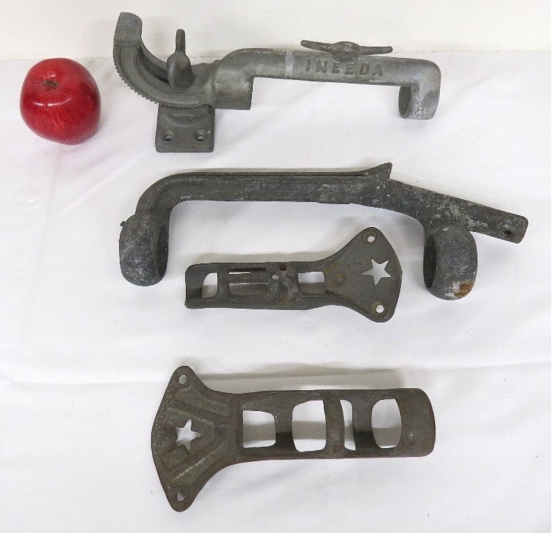 FOUR EARLY 20TH C. GALVANIZED