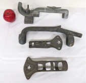 FOUR EARLY 20TH C. GALVANIZED