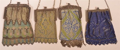 FOUR EARLY 20TH CENTURY ENAMELED