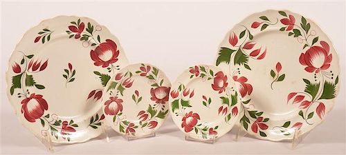 FOUR EARLY ADAMS ROSE STAFFORDSHIRE