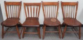 FOUR EARLY AMERICAN STYLE FRUI