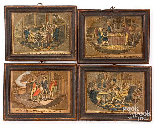 FOUR EARLY ENGRAVINGS OF THE