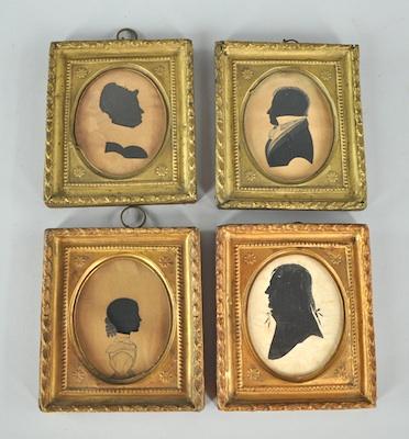 Four Early Framed Silhouettes