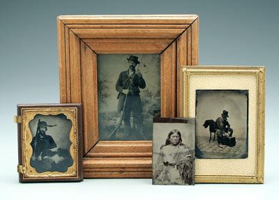 Four early photographs: quarter