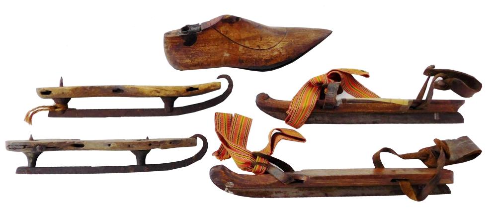 FOUR EARLY SHOE ACCESSORIES: ONE