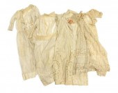 FOUR EDWARDIAN COTTON AND LACE