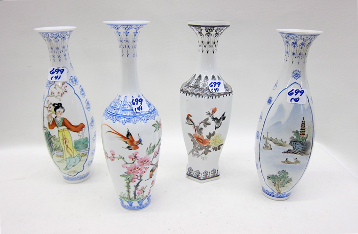 FOUR EGG-SHELL PORCELAIN CHINESE