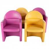 FOUR EGO MEETING CHAIRS BY POL