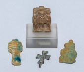FOUR EGYPTIAN AMULETS All pier