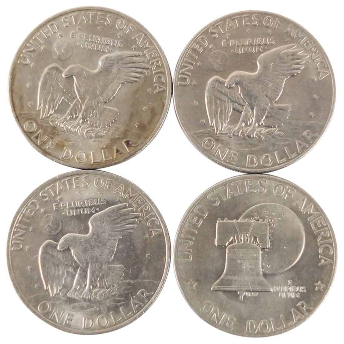 FOUR EISENHOWER DOLLARSGrouping