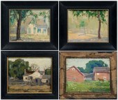 Four Elisha Keith paintings (E