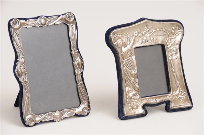 FOUR ENGLISH ART NOUVEAU SILVER