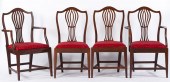 Four English Hepplewhite Chair