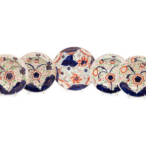 Four English Porcelain Soup