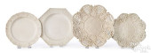 FOUR ENGLISH SALT GLAZE STONEW