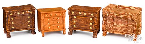 FOUR ENGLISH SCRODDLEWARE BUREAU