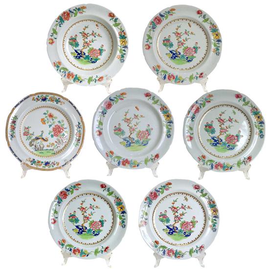 Four English Spode Stone China