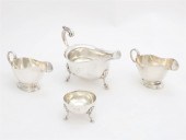 FOUR ENGLISH STERLING SILVER C