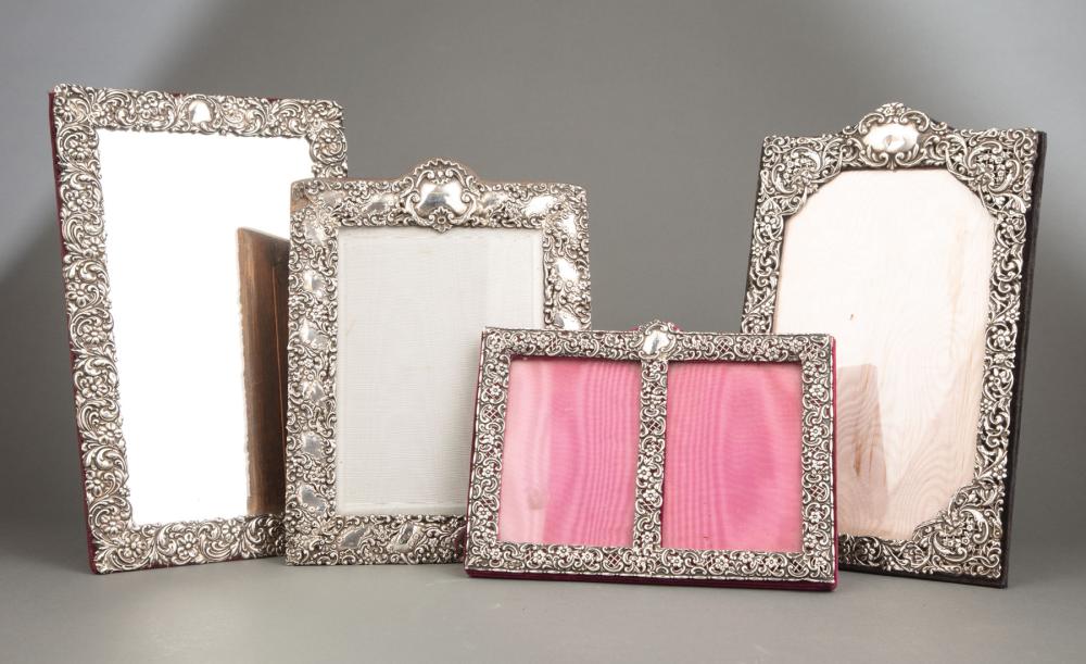 FOUR ENGLISH STERLING SILVER