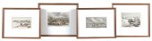 FOUR ENGRAVINGS FROM "HISTORIC