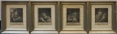 FOUR ENGRAVINGS OF THE SENSES,