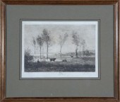 FOUR ETCHINGS, 19TH AND 20TH C