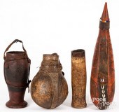 FOUR ETHNOGRAPHIC VESSELSFour