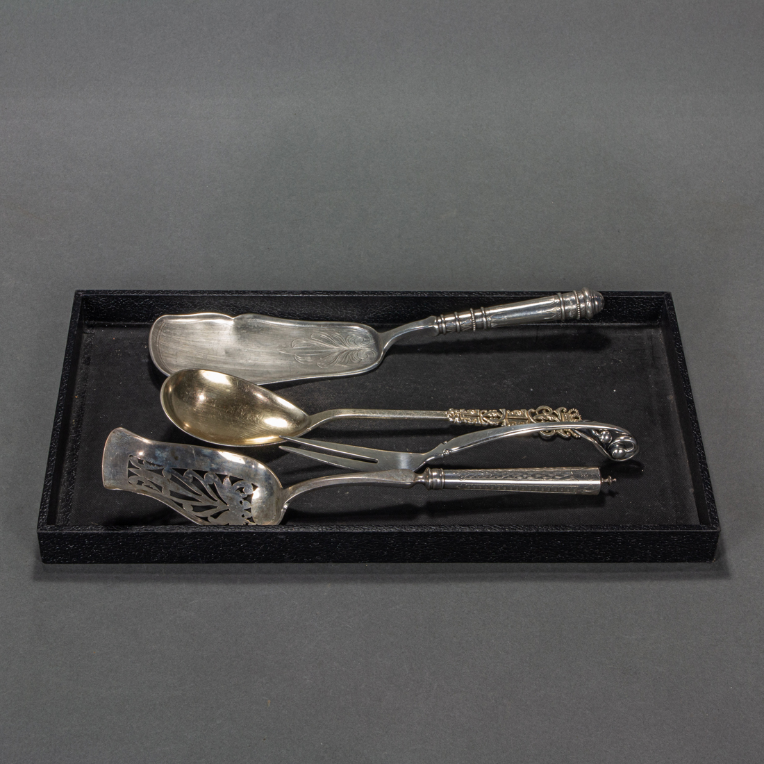 FOUR EUROPEAN SILVER SERVERS,