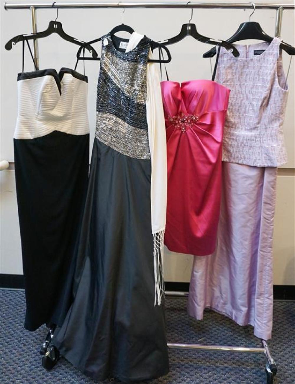 FOUR EVENING GOWNS: CARMEN MARC