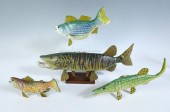 FOUR EXCEPTIONAL KOBER FISH DE