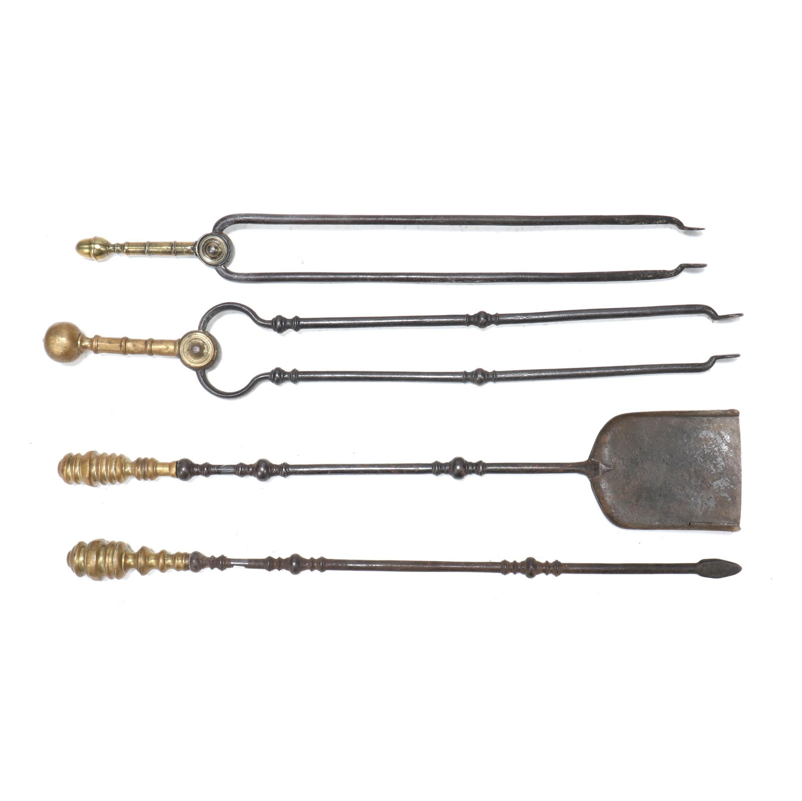 FOUR FEDERAL BRASS AND IRON
