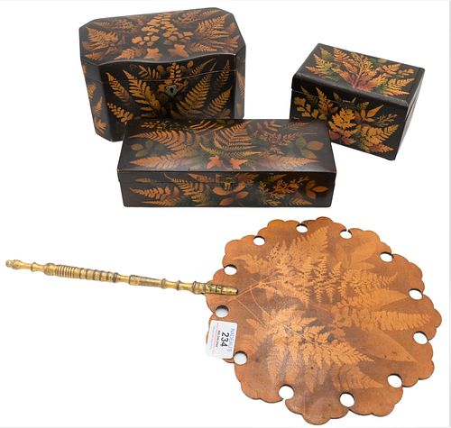 FOUR FERNWARE PIECESFour Fernware