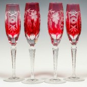 FOUR FINE CRANBERRY CUT TO CLE