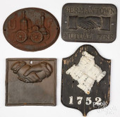 FOUR FIREMARKS<br>Four firemar