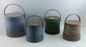 FOUR FIRKINS 19TH CENTURY HEIG