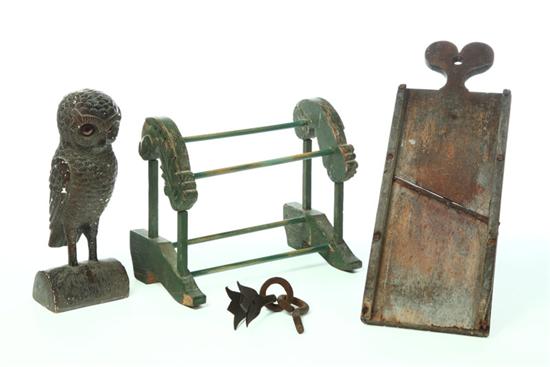 FOUR FOLKSY ITEMS.  American 