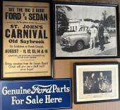 FOUR FORD V 8 RELATED ITEMS -