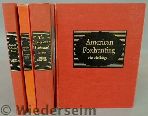 Four foxhunting books by
