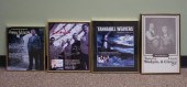 FOUR FRAMED AUTOGRAPHED CELTIC